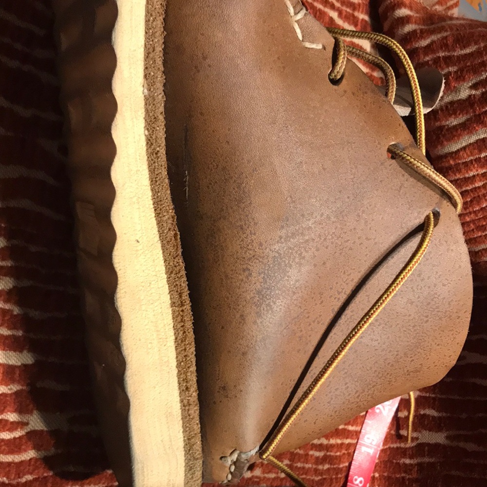 HANDMADE Coombs Mocs thick leather RARE - Picture 5 of 7